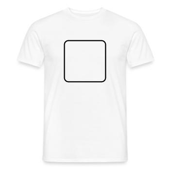 Symboles mathématiques - carré - T-shirt homme - blanc - Devant - AI Model Male 178 dark (178cm)