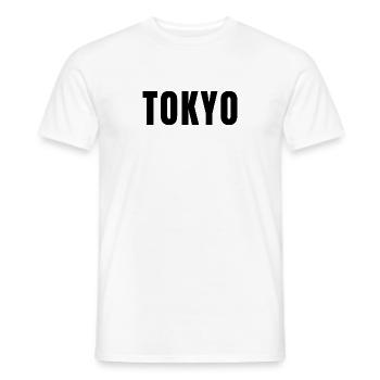 Tokyo, geschenk, urlaub, reisen, city, stadt - Männer T-Shirt - Weiß - Vorne - AI Model Male 178 dark (178cm)