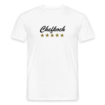 Chefkoch - Männer T-Shirt - Weiß - Vorne - AI Model Male 178 dark (178cm)