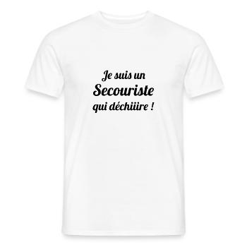 Erste Hilfe / Retter / Retterin / Arzt - Männer T-Shirt - Weiß - Vorne - AI Model Male 178 dark (178cm)