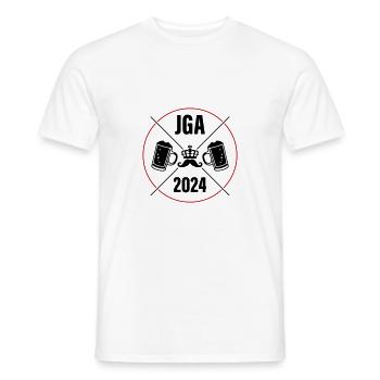 Bachelor Party 2024 Bachelor Party - Men's T-Shirt - white - Front - AI Model Male 178 dark (178cm)