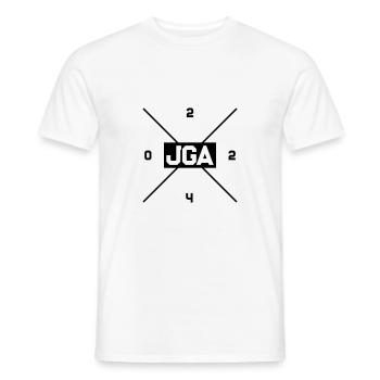 Jga 2024 Junggesellenabschied - Männer T-Shirt - Weiß - Vorne - AI Model Male 178 dark (178cm)