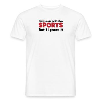 Sport - T-shirt homme - blanc - Devant - AI Model Male 178 dark (178cm)