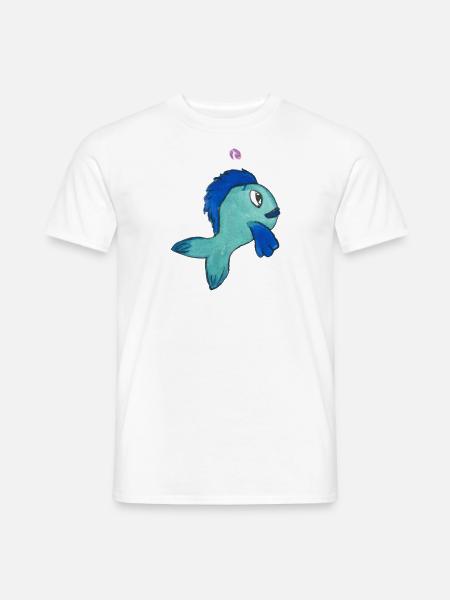 Fisch Forelle - Männer T-Shirt - Weiß