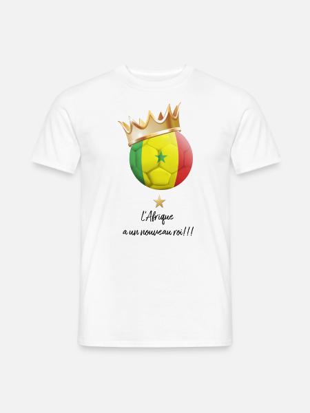 Senegal - Männer T-Shirt - Weiß