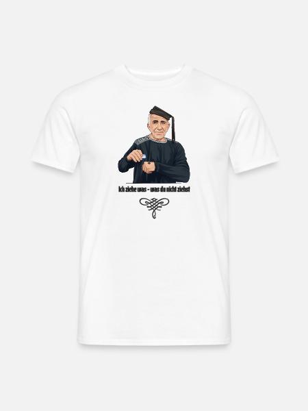 Rieser Grantler // Illustration - Männer T-Shirt - Weiß