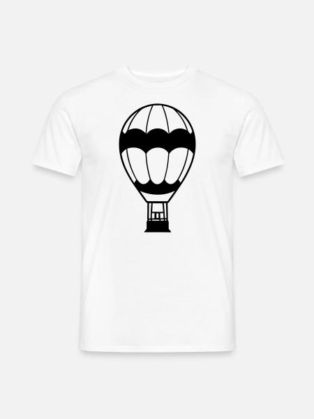 Luftballon - Männer T-Shirt - Weiß