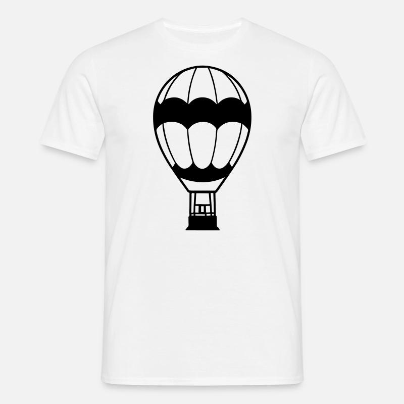 Montgolfière - T-shirt Homme - blanc