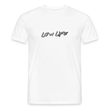 Low Life - Men's T-Shirt - white - Front - AI Model Male 178 dark (178cm)