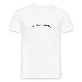 Los Angeles Californie - T-shirt homme - blanc - Devant - AI Model Male 178 dark (178cm)