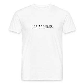 Los Angeles - T-shirt homme - blanc - Devant - AI Model Male 178 dark (178cm)
