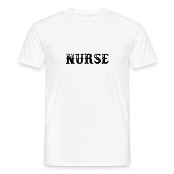 Nurse - Männer T-Shirt - Weiß - Vorne - AI Model Male 178 dark (178cm)