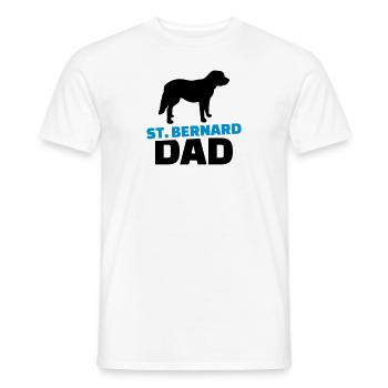 Bernhardiner - Männer T-Shirt - Weiß - Vorne - AI Model Male 178 dark (178cm)