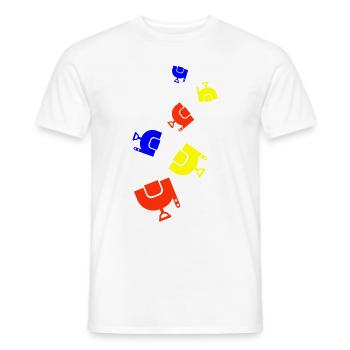 Saddle Symbol - Men's T-Shirt - white - Front - AI Model Male 178 dark (178cm)