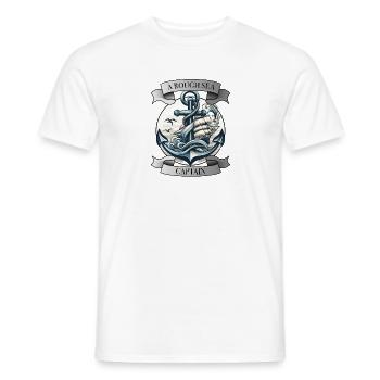 La navigation à l’ancre prépare les marins à l’aventure - T-shirt homme - blanc - Devant - AI Model Male 178 dark (178cm)