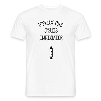 Krankenschwester / Mediziner / Doctor / - Männer T-Shirt - Weiß - Vorne - AI Model Male 178 dark (178cm)