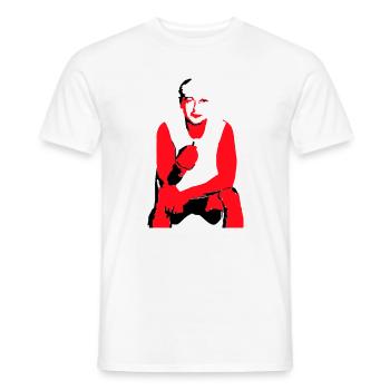 Frère - T-shirt homme - blanc - Devant - AI Model Male 178 dark (178cm)