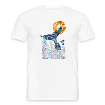 coda_balena2 - Männer T-Shirt - Weiß - Vorne - AI Model Male 178 dark (178cm)
