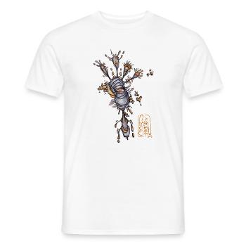 Organisches Vogelplankton - Männer T-Shirt - Weiß - Vorne - AI Model Male 178 dark (178cm)