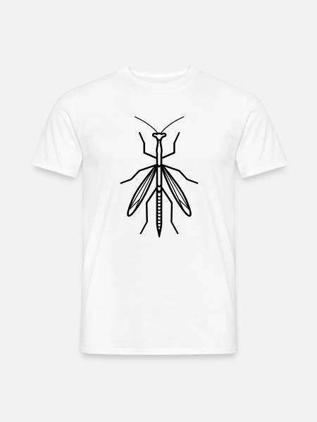 Stick-Insekt - Männer T-Shirt - Weiß