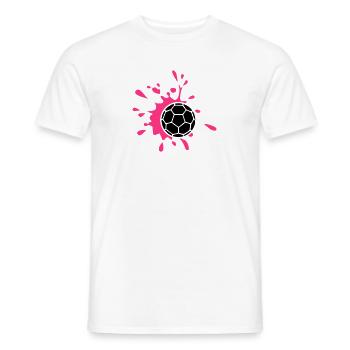 Handball - Männer T-Shirt - Weiß - Vorne - AI Model Male 178 dark (178cm)