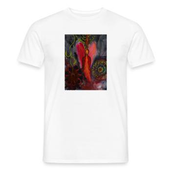 ©Liebe und Tod - by Xenia Nitzberg - Männer T-Shirt - Weiß - Vorne - AI Model Male 178 dark (178cm)
