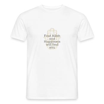 Tee-shirt islam allah dicton musulman - T-shirt homme - blanc - Devant - AI Model Male 178 dark (178cm)
