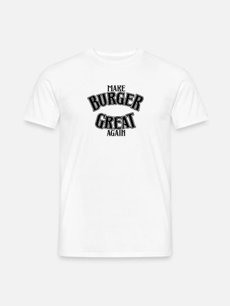 Make Burger great again - Men's T-Shirt - white