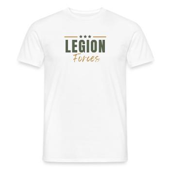 Legionstruppen - Männer T-Shirt - Weiß - Vorne - AI Model Male 178 dark (178cm)