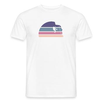 Sturz ins Nichts - Männer T-Shirt - Weiß - Vorne - AI Model Male 178 dark (178cm)