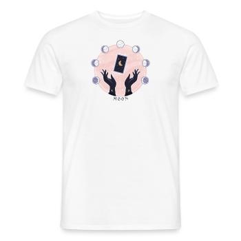 Lunar Magic Tarot Karte - Männer T-Shirt - Weiß - Vorne - AI Model Male 178 dark (178cm)