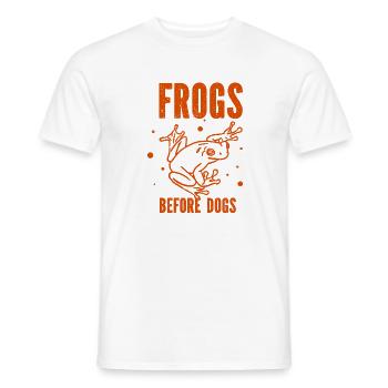 Frog - Amphibian Animal - Men's T-Shirt - white - Front - AI Model Male 178 dark (178cm)