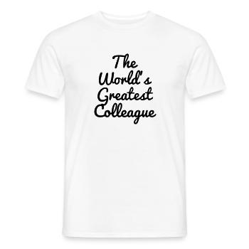 Kollegen / Kollegin / Unternehmen / Büro - Männer T-Shirt - Weiß - Vorne - AI Model Male 178 dark (178cm)