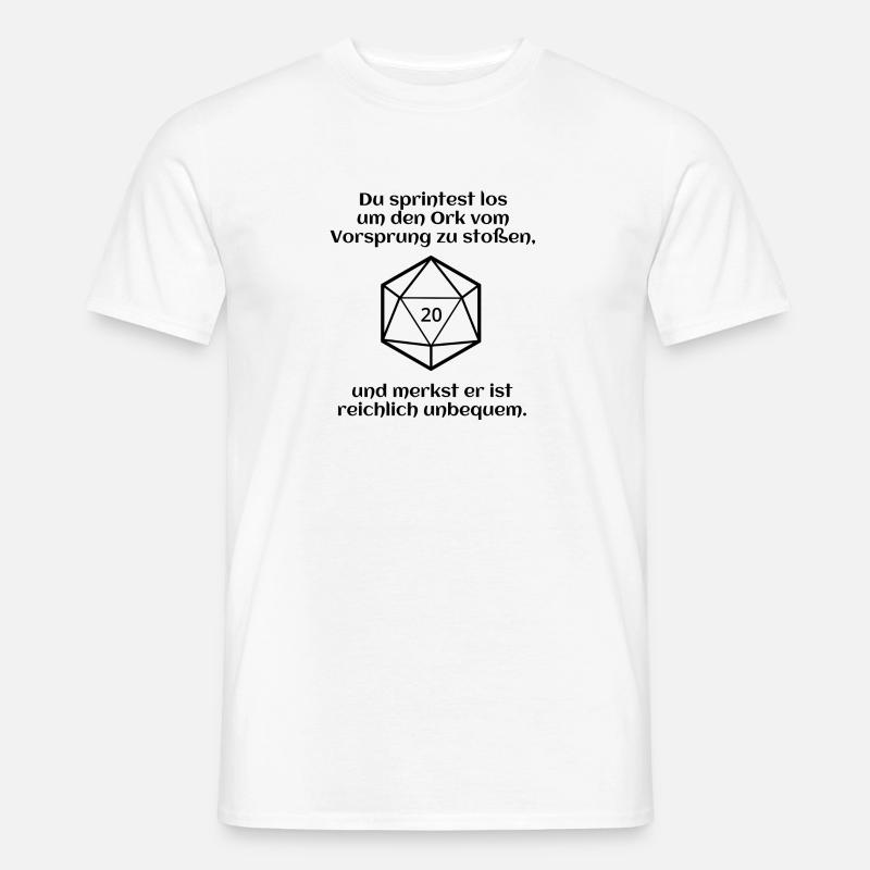 W20 - Ork - Rammen - Pech - Männer T-Shirt - Weiß