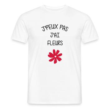 Florist / Blumenhändler / Blumengeschäft / Blume - Männer T-Shirt - Weiß - Vorne - AI Model Male 178 dark (178cm)