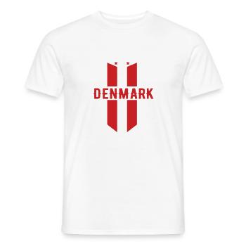  de Danemark - T-shirt homme - blanc - Devant - AI Model Male 178 dark (178cm)