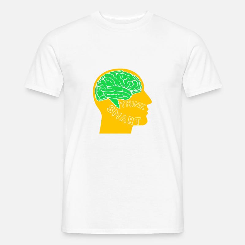 Think smart - think smart - Men’s T-shirt - white