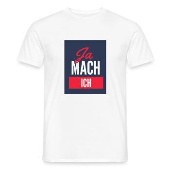 Antwort auf (fast) alles - Männer T-Shirt - Weiß - Vorne - AI Model Male 178 dark (178cm)