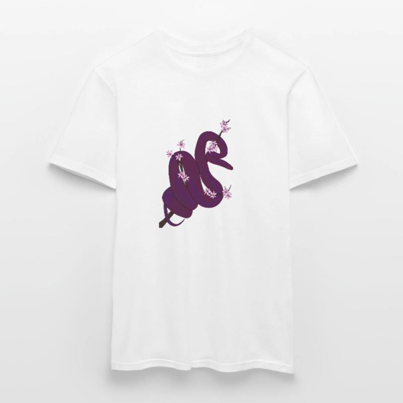 Plum python (no background) Men’s T-shirt