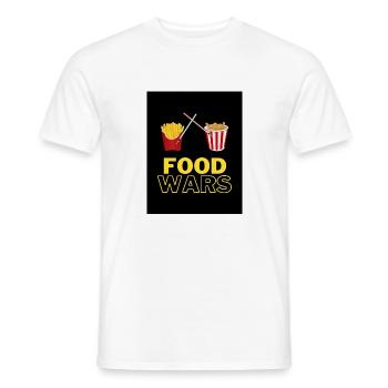 Food Wars - Männer T-Shirt - Weiß - Vorne - AI Model Male 178 dark (178cm)