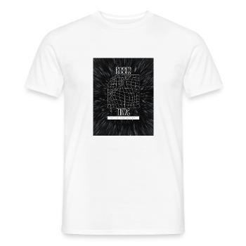 Raum und Zeit - Männer T-Shirt - Weiß - Vorne - AI Model Male 178 dark (178cm)