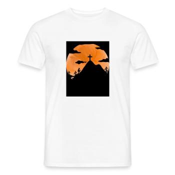 Sonnenaufgang - Männer T-Shirt - Weiß - Vorne - AI Model Male 178 dark (178cm)