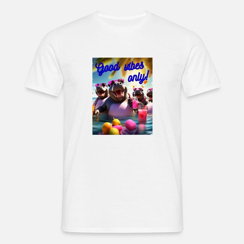 Partymode on - Männer T-Shirt - Weiß