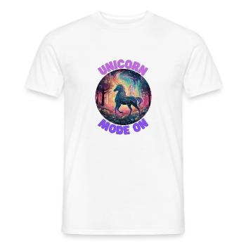 Unicorn4 - Männer T-Shirt - Weiß - Vorne - AI Model Male 178 dark (178cm)