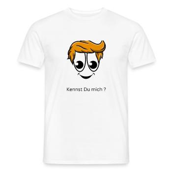 Design mit Frage von R.St - Männer T-Shirt - Weiß - Vorne - AI Model Male 178 dark (178cm)