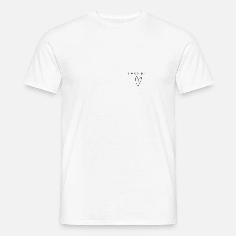 I mog di - Männer T-Shirt - Weiß