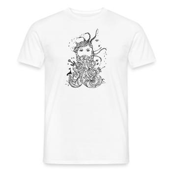 Wassermann - Männer T-Shirt - Weiß - Vorne - AI Model Male 178 dark (178cm)