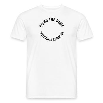 Bring the game Basketball Champion - Männer T-Shirt - Weiß - Vorne - AI Model Male 178 dark (178cm)