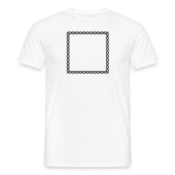 Rahmen Wikinger - Männer T-Shirt - Weiß - Vorne - AI Model Male 178 dark (178cm)