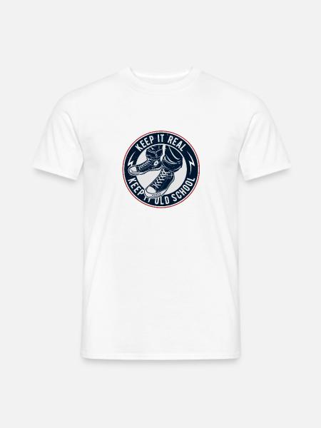 Keep It Oldschool - Men's T-Shirt - white